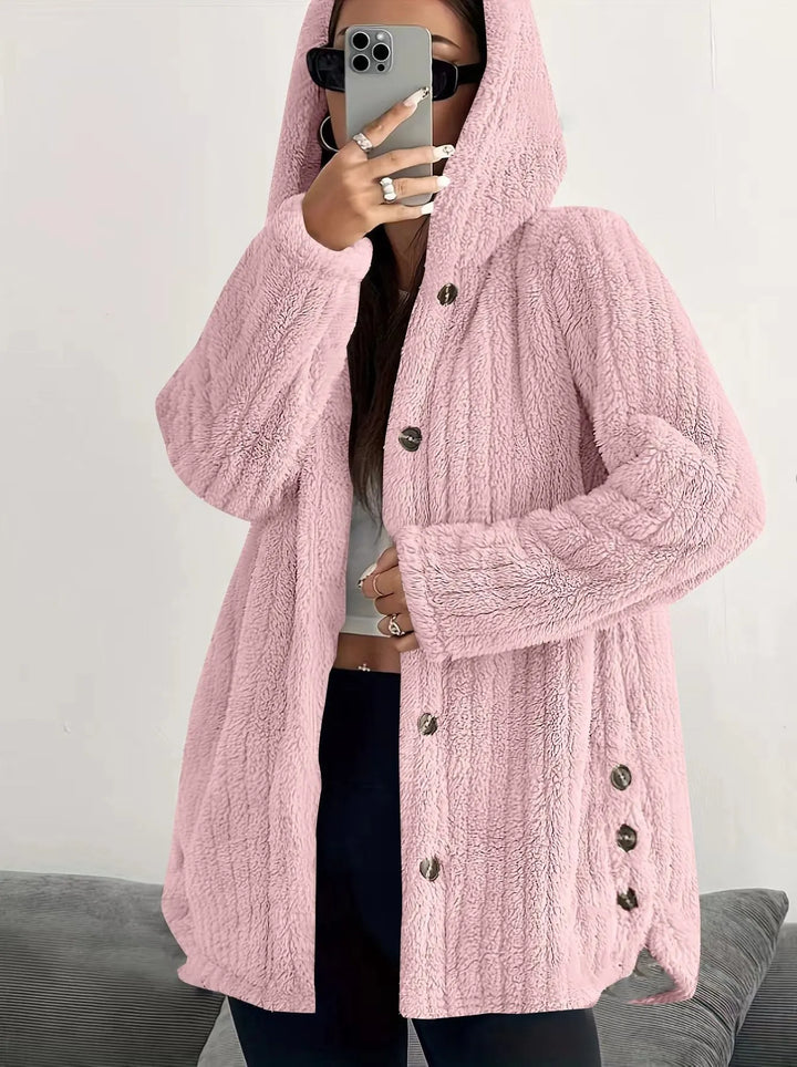 Bellarisse - Chaqueta con capucha texturizada y abrigada