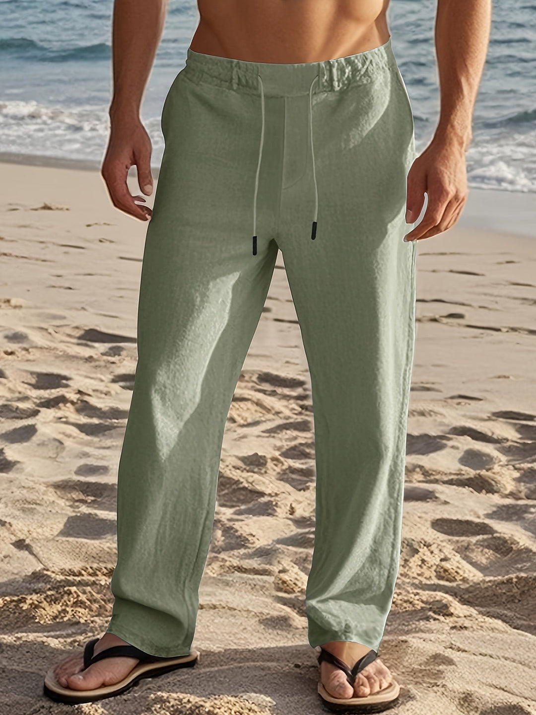 Wilfred - Pantalón de lino de corte relajado