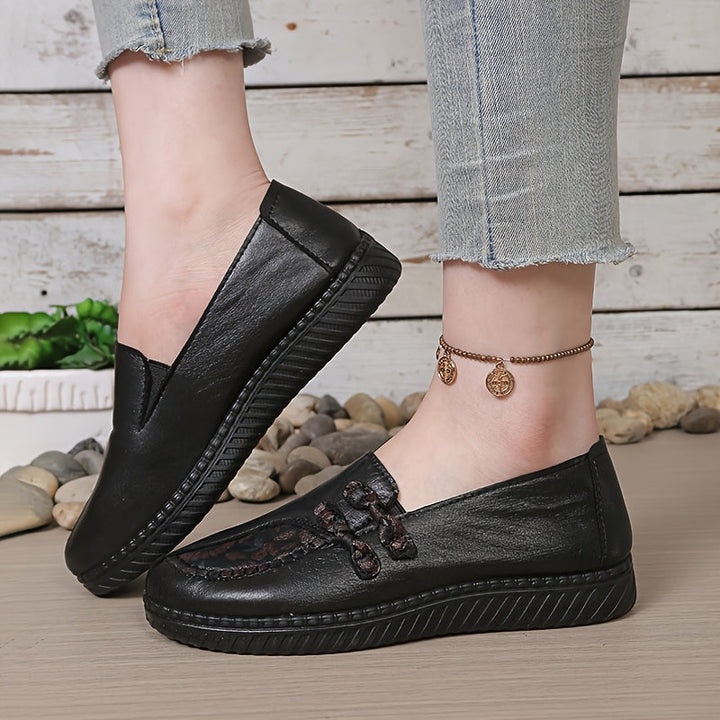 Faela - Mocasines sin cordones acolchados