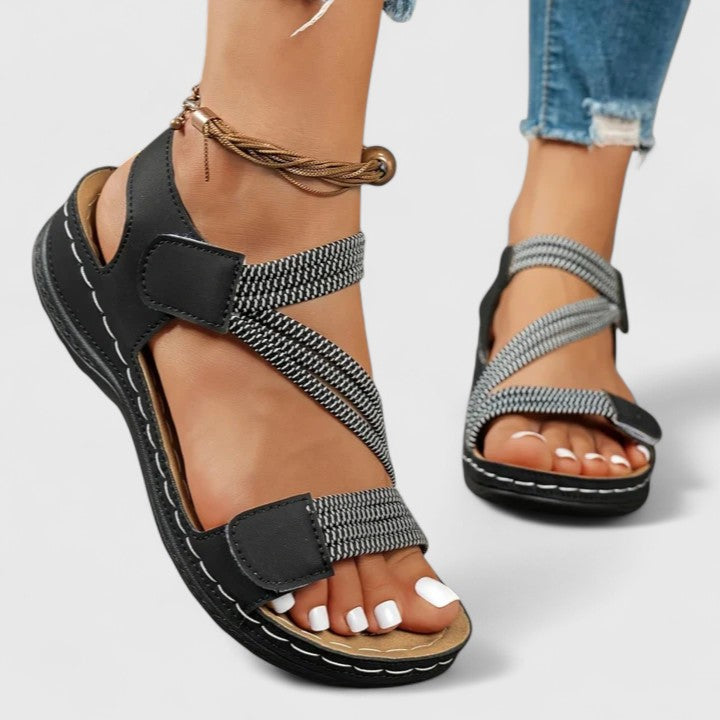Francine - Sandalias ortopédicas acolchadas