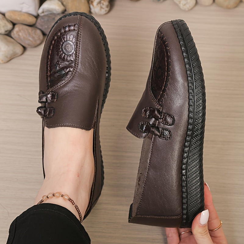 Faela - Mocasines sin cordones acolchados