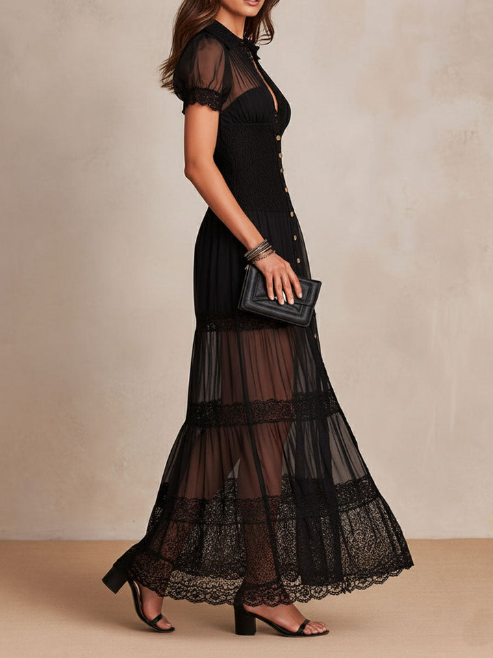 Talliora - Vestido maxi boho de tacto suave