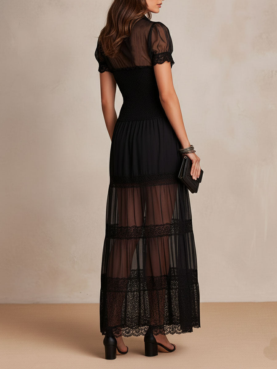 Talliora - Vestido maxi boho de tacto suave