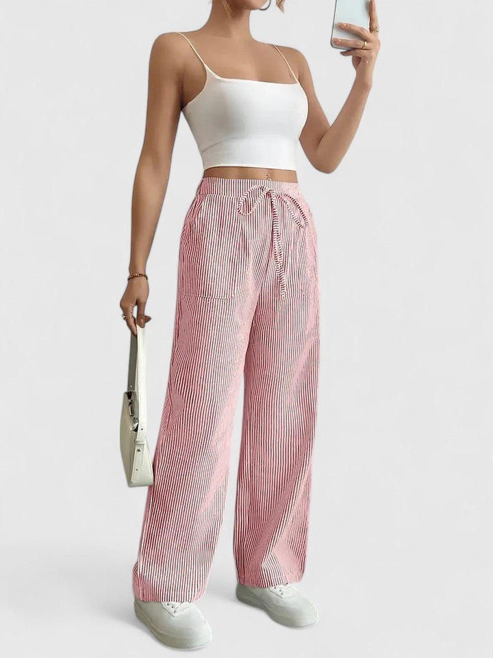 Chelsea - Pantalón de tacto suave con cordón ajustable