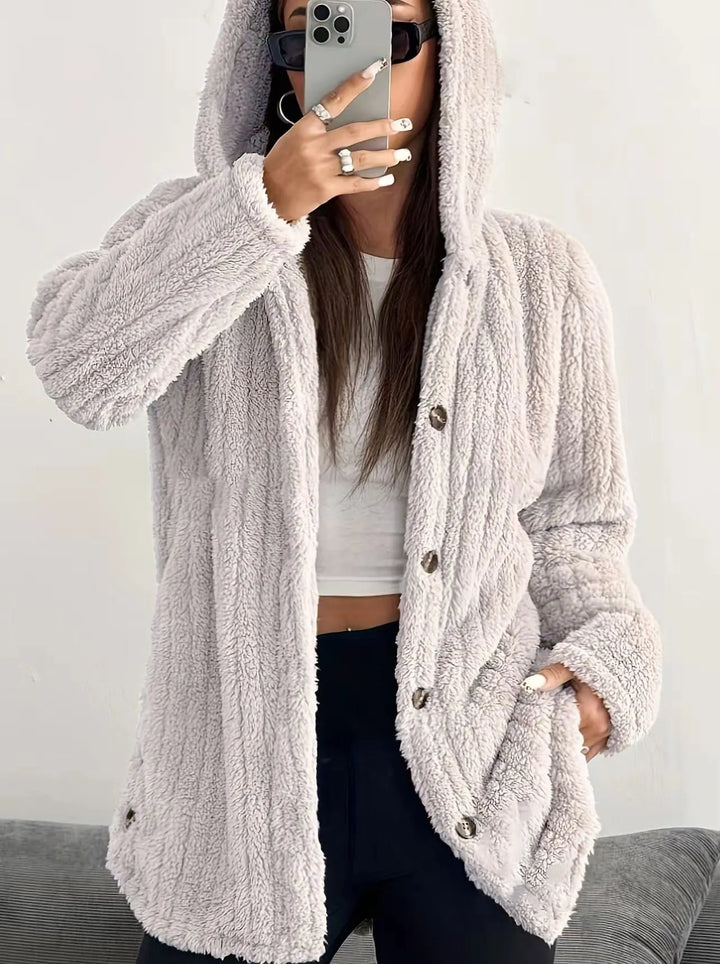 Bellarisse - Chaqueta con capucha texturizada y abrigada