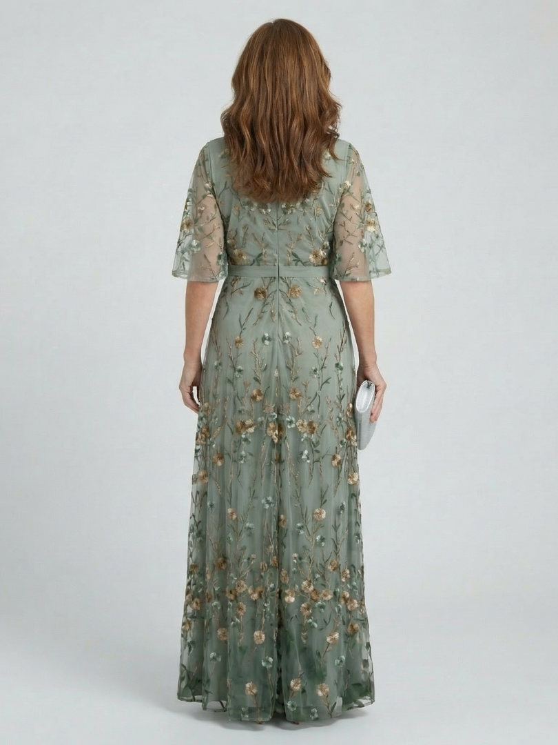 Liorisse - Vestido midi halter ligero