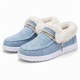 Aviva - Zapatos sin cordones con forro de piel sintética