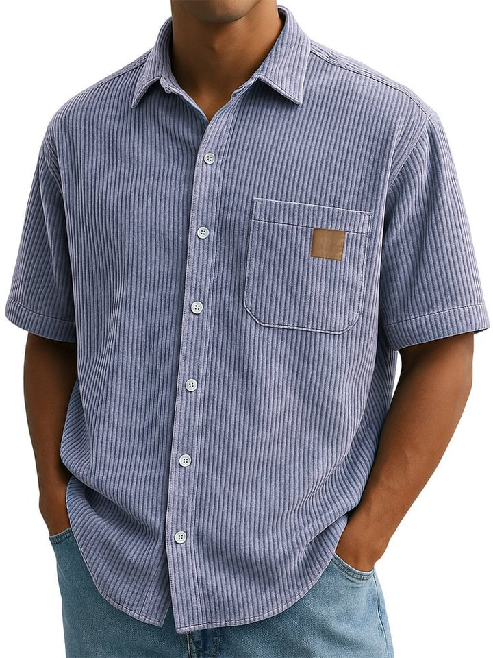 Anwick - Camisa de rayas de tacto suave