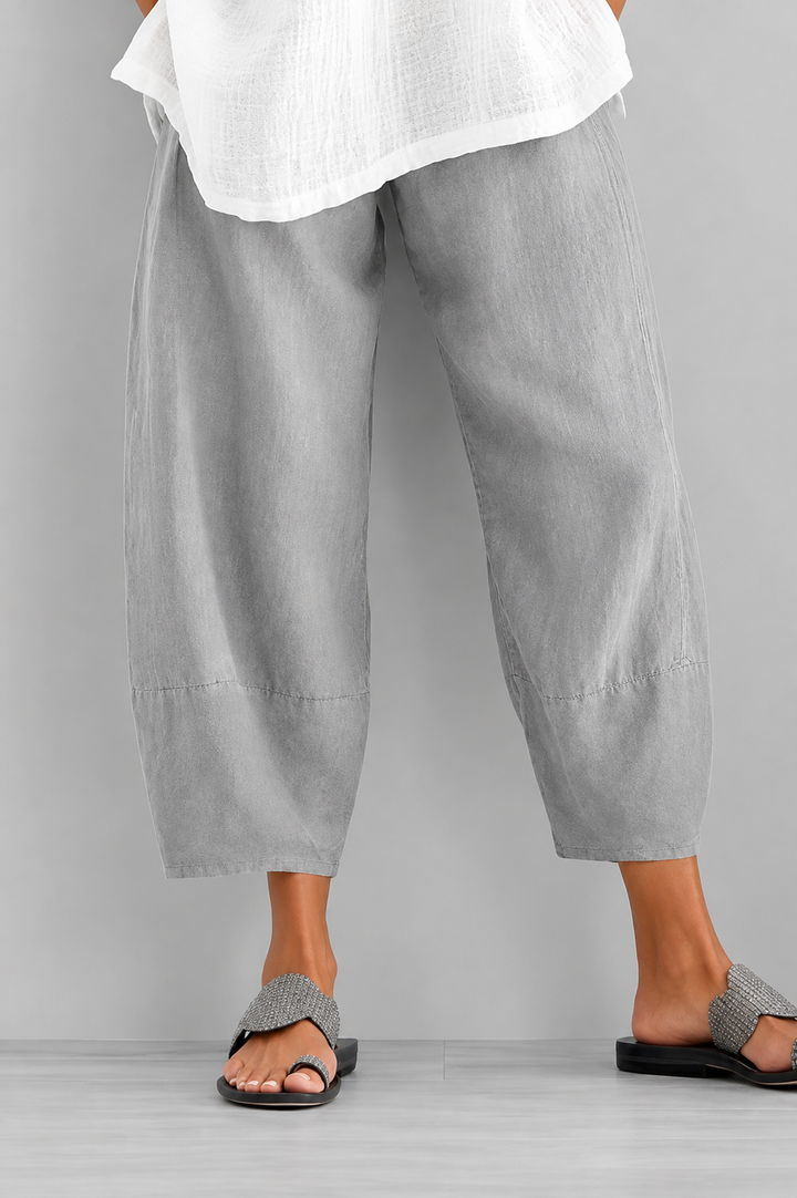 Eulorine - Pantalón de pernera ancha de tacto suave
