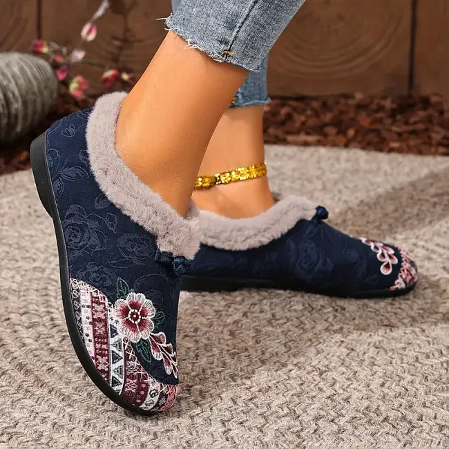 Isola - Zapatos sin cordones con forro floral