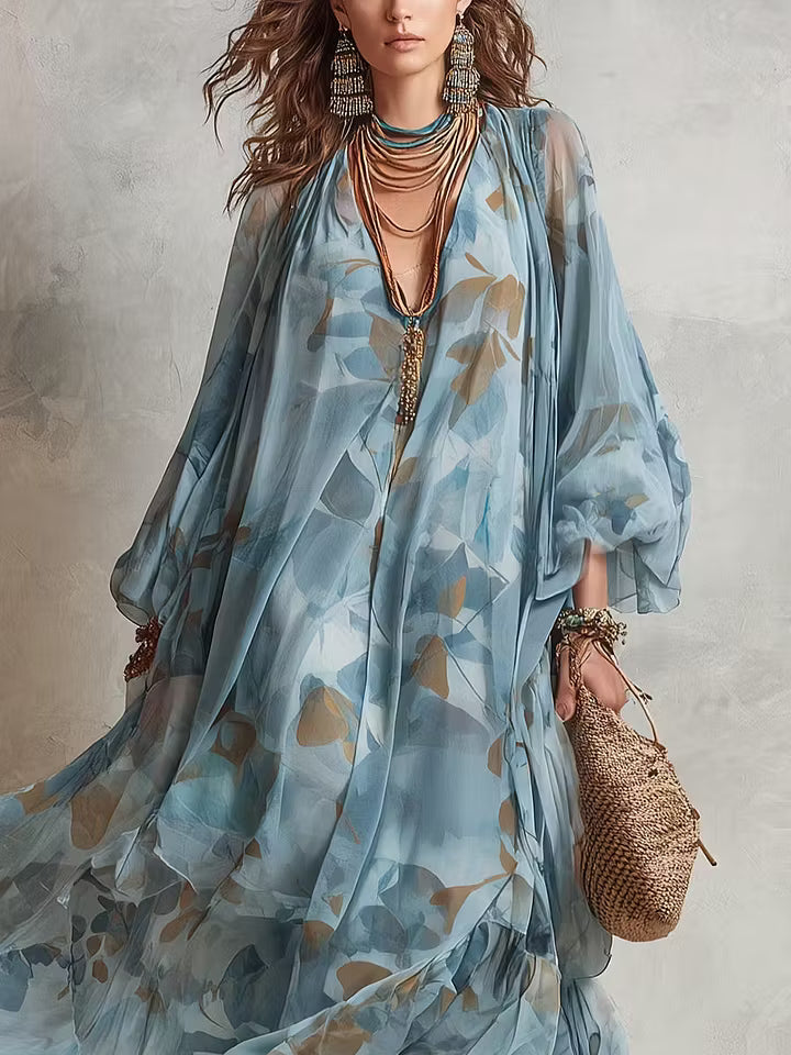 Elouisa - Vestido largo de tejido grueso