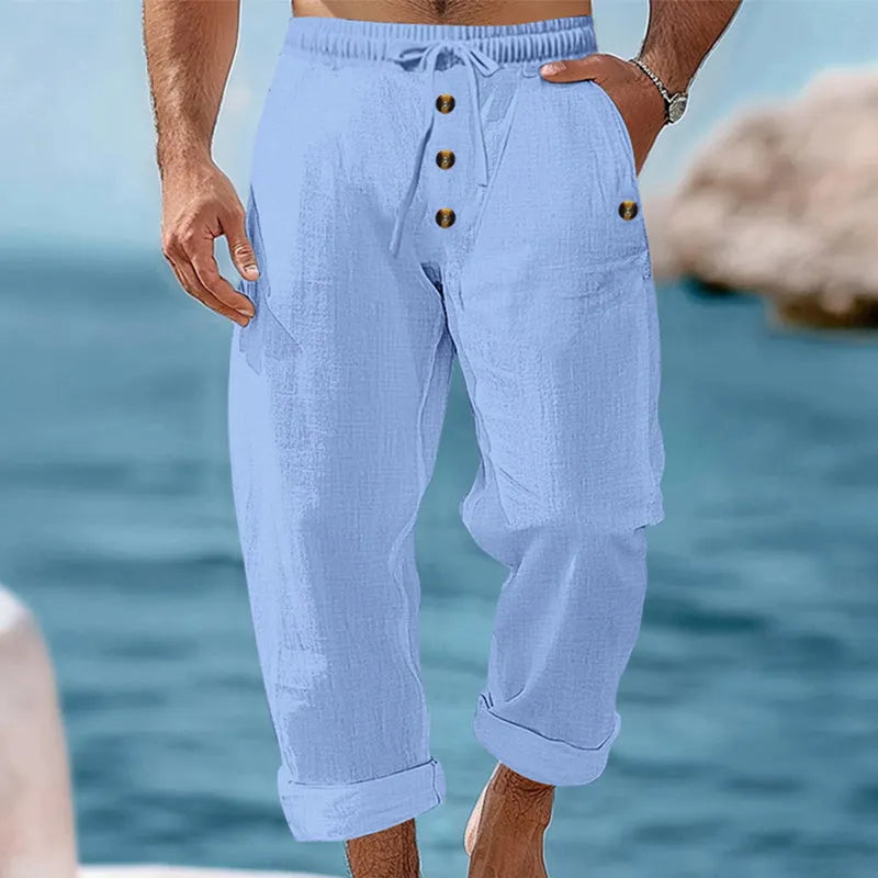 Seymour - Pantalón de verano con cintura ajustable