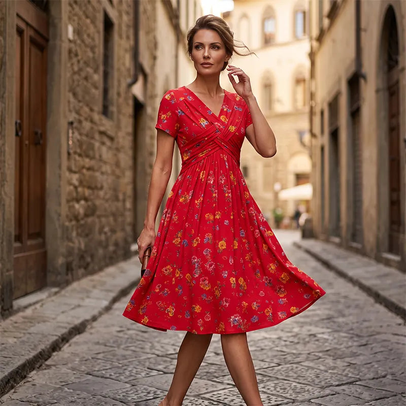 Vivica - Vestido midi de alta gama