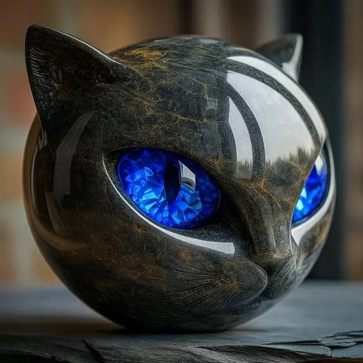 Bellanora - Ornamento escultórico en forma de cabeza de gato
