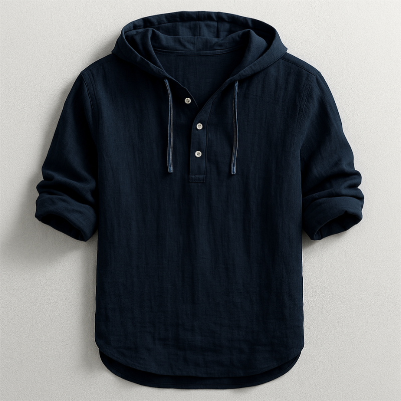 Daelor - Camisa con capucha de tacto suave