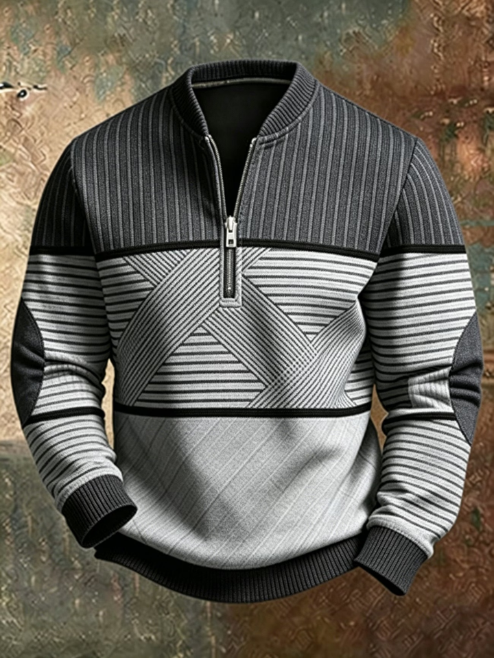 Gaelvick - Jersey de cuello polo con diseño en contraste
