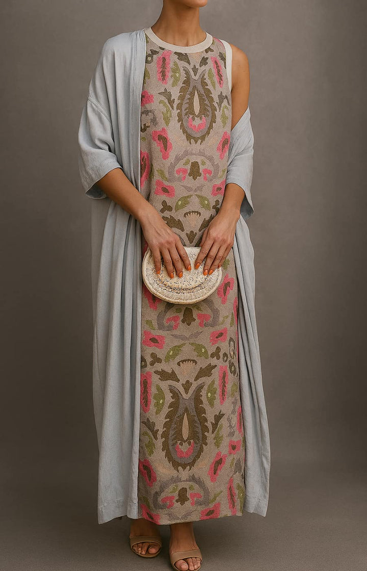 Arlisse - Conjunto premium de dos piezas: vestido y chaleco