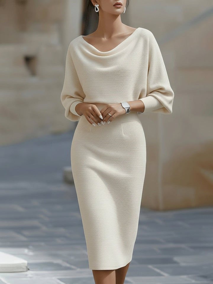 Bellisara - Vestido midi drapeado