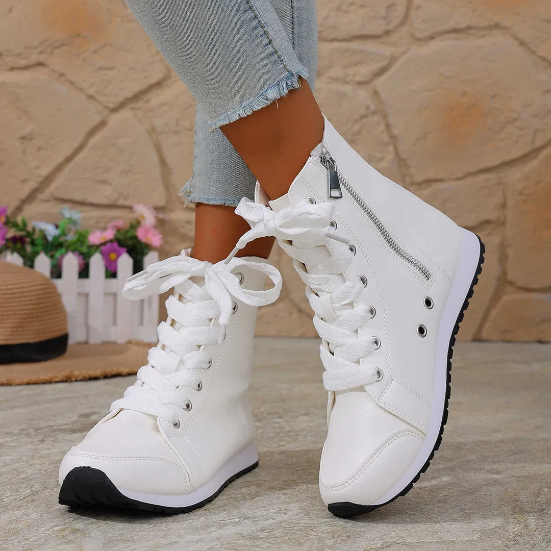 Deloriane - Botines de cordones casuales