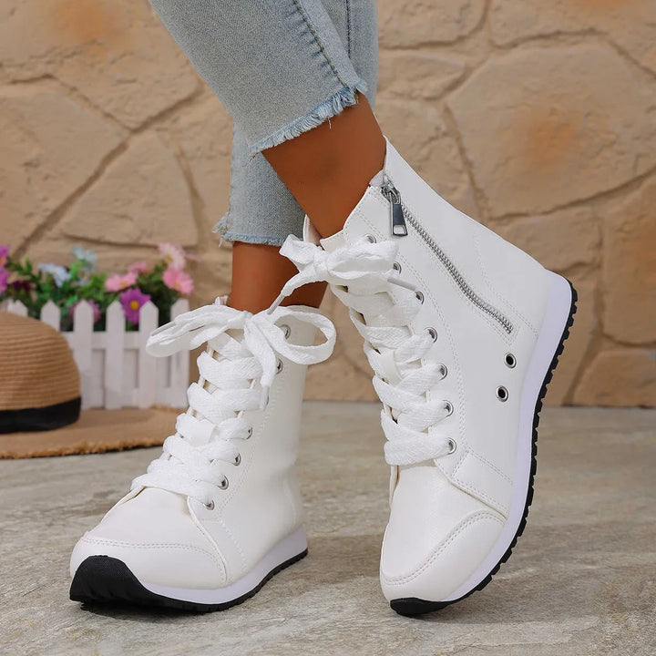 Deloriane - Botines de cordones casuales