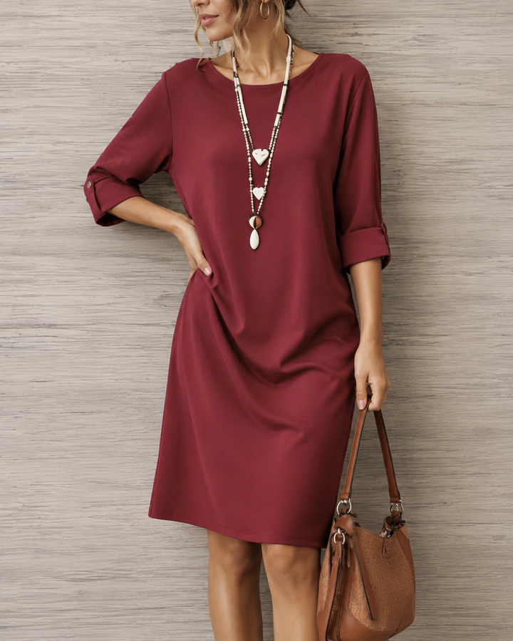 Gilda - Vestido midi de tacto suave