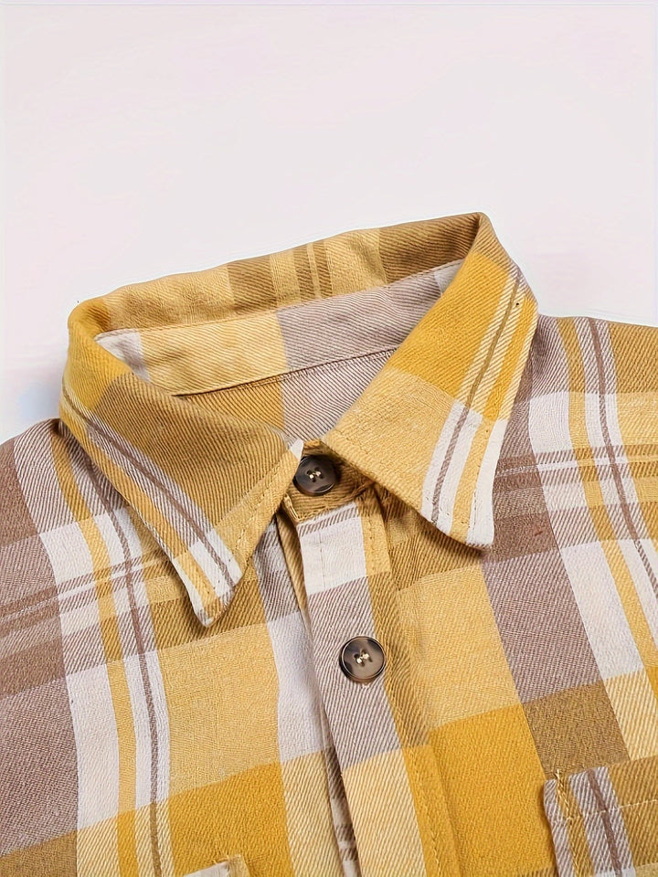 Nadira - Camisa de cuadros vichy fresca