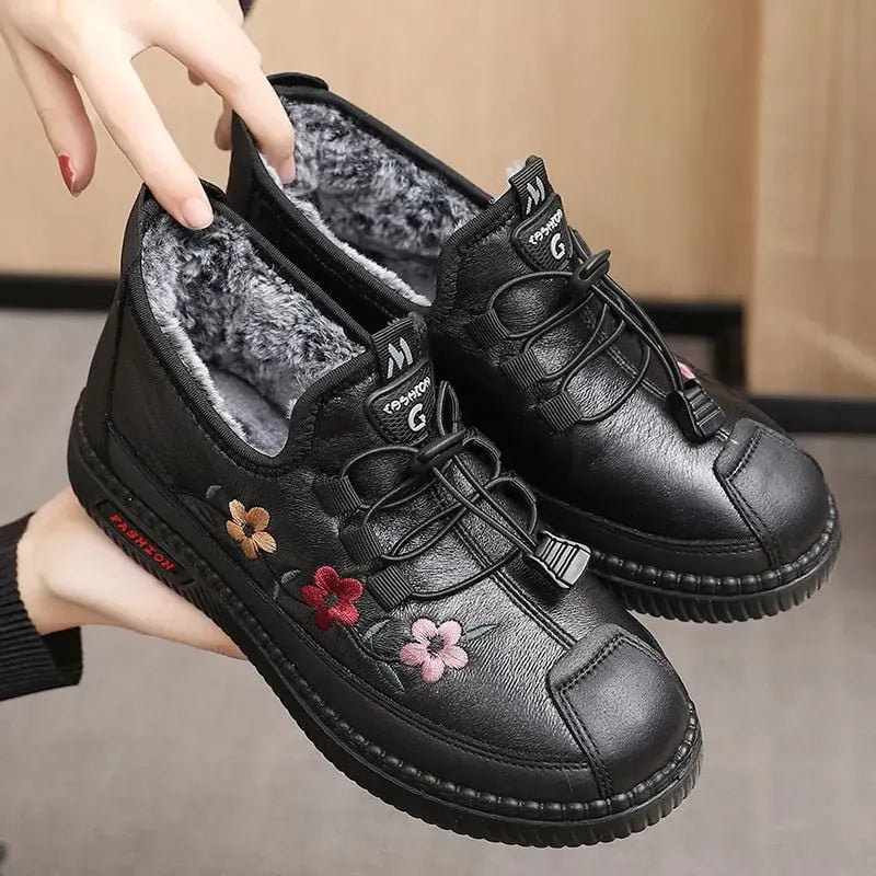Verisse - Botines confort con bordado floral