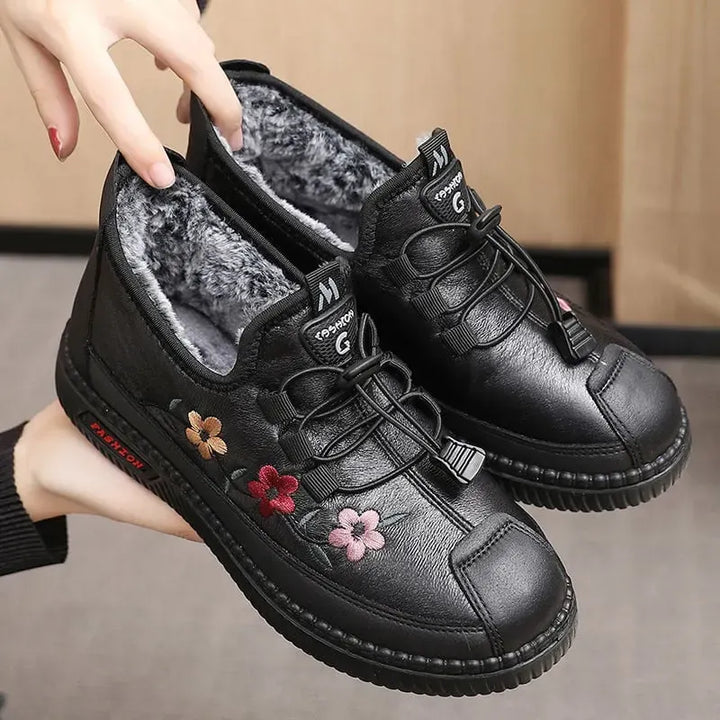 Verisse - Botines confort con bordado floral