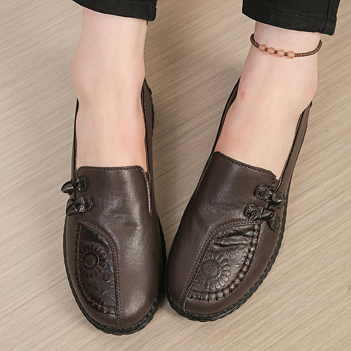 Faela - Mocasines sin cordones acolchados