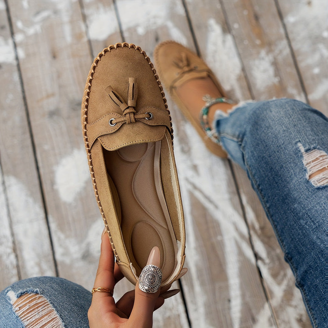 Stella - Mocasines con borlas y plantilla acolchada