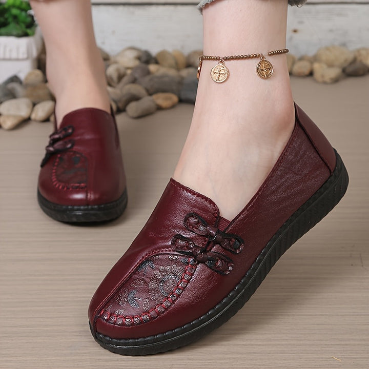 Faela - Mocasines sin cordones acolchados