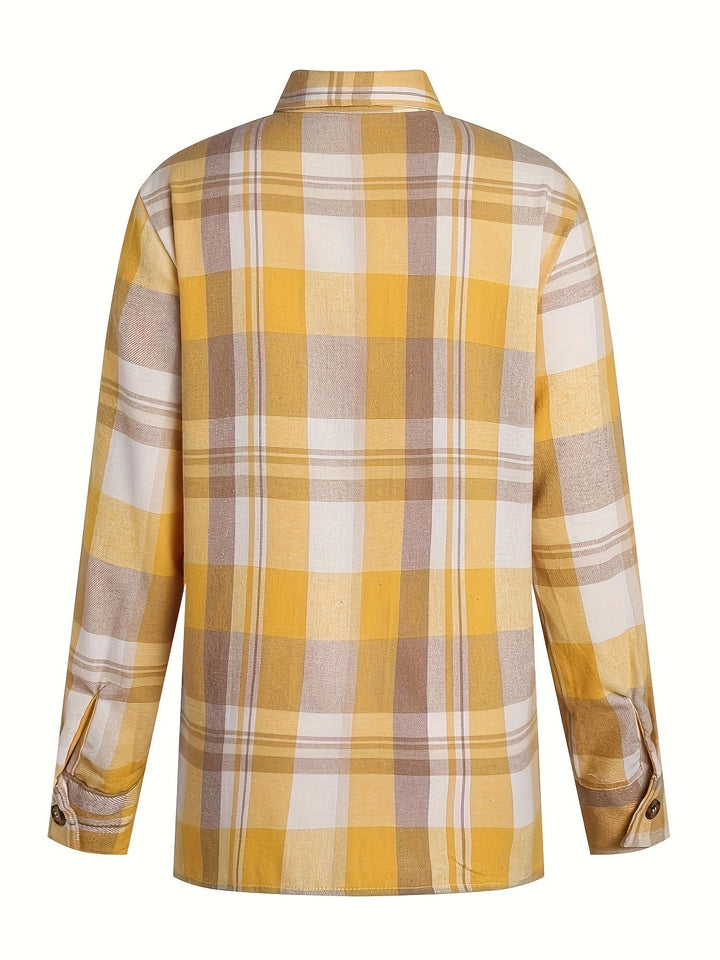 Nadira - Camisa de cuadros vichy fresca