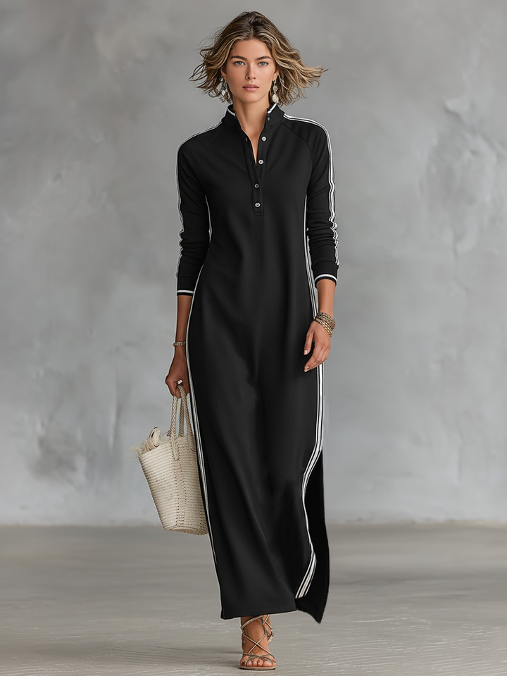 Carisette - Vestido para el día y la noche de tacto suave