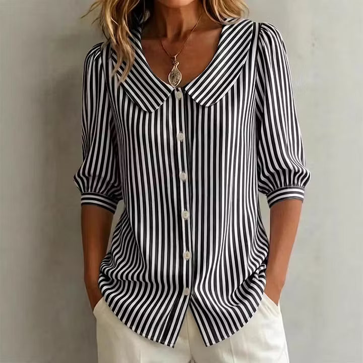 Caitlin - Camisa de lino transpirable