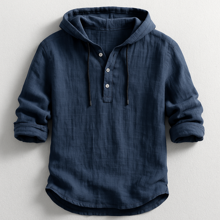 Daelor - Camisa con capucha de tacto suave