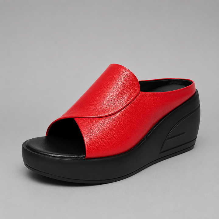 Alcinia - Sandalias de cuña tipo pala y cómodas