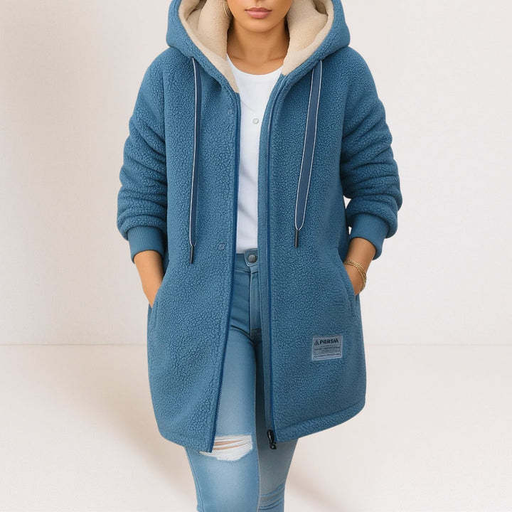 Rosie - Chaqueta con capucha de tacto suave