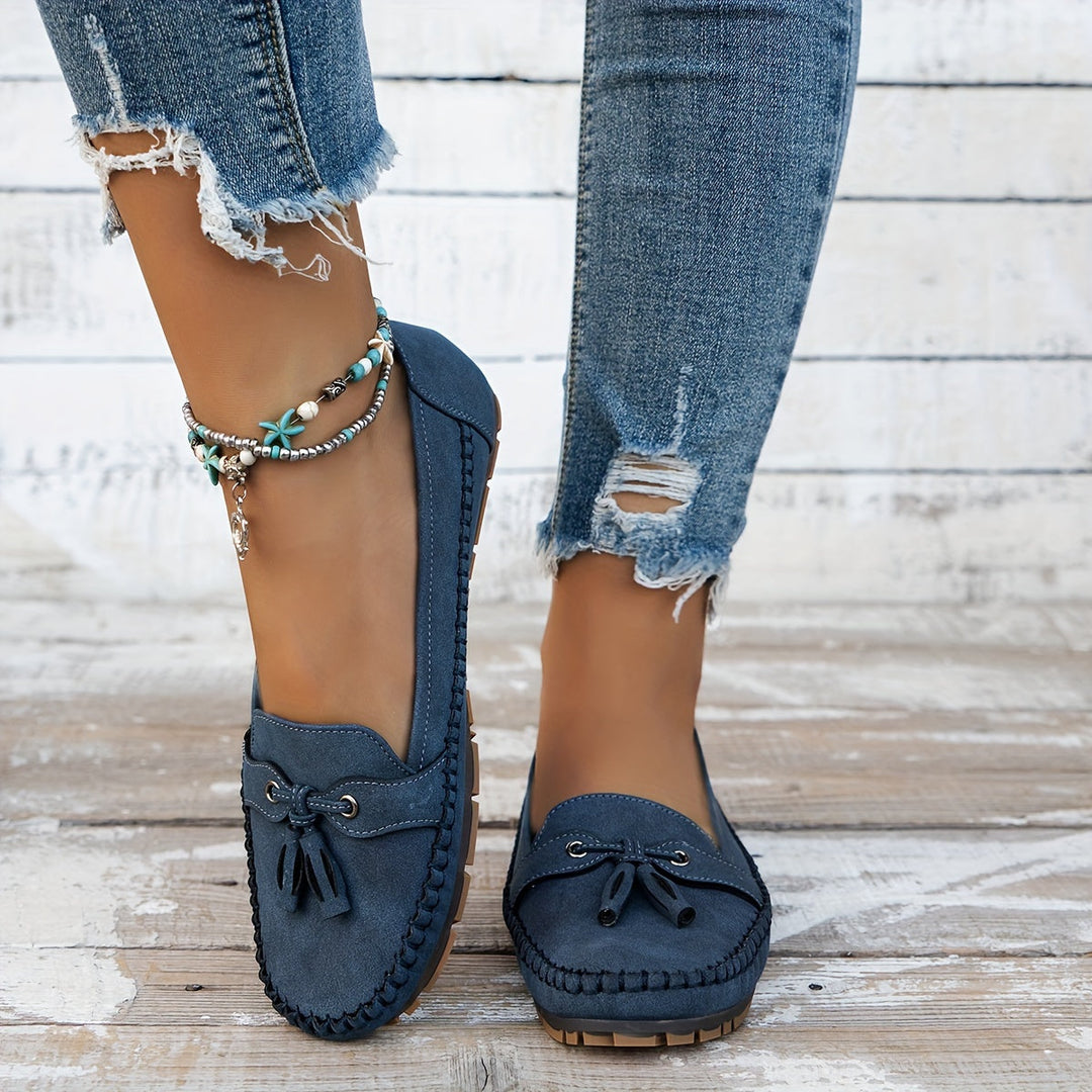 Stella - Mocasines con borlas y plantilla acolchada