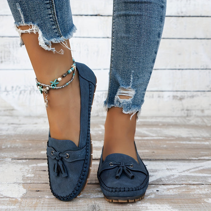 Stella - Mocasines con borlas y plantilla acolchada