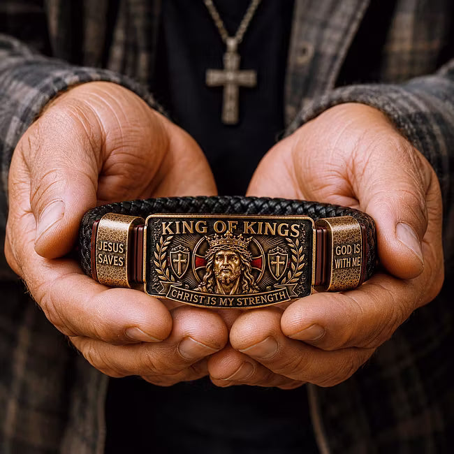 Ezren - Pulsera cristiana Rey de Reyes