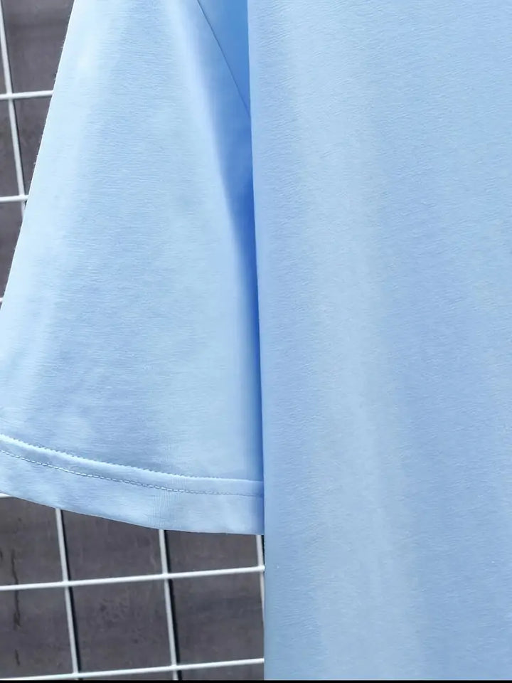 Trevor - Camiseta de cuello en V con tacto suave
