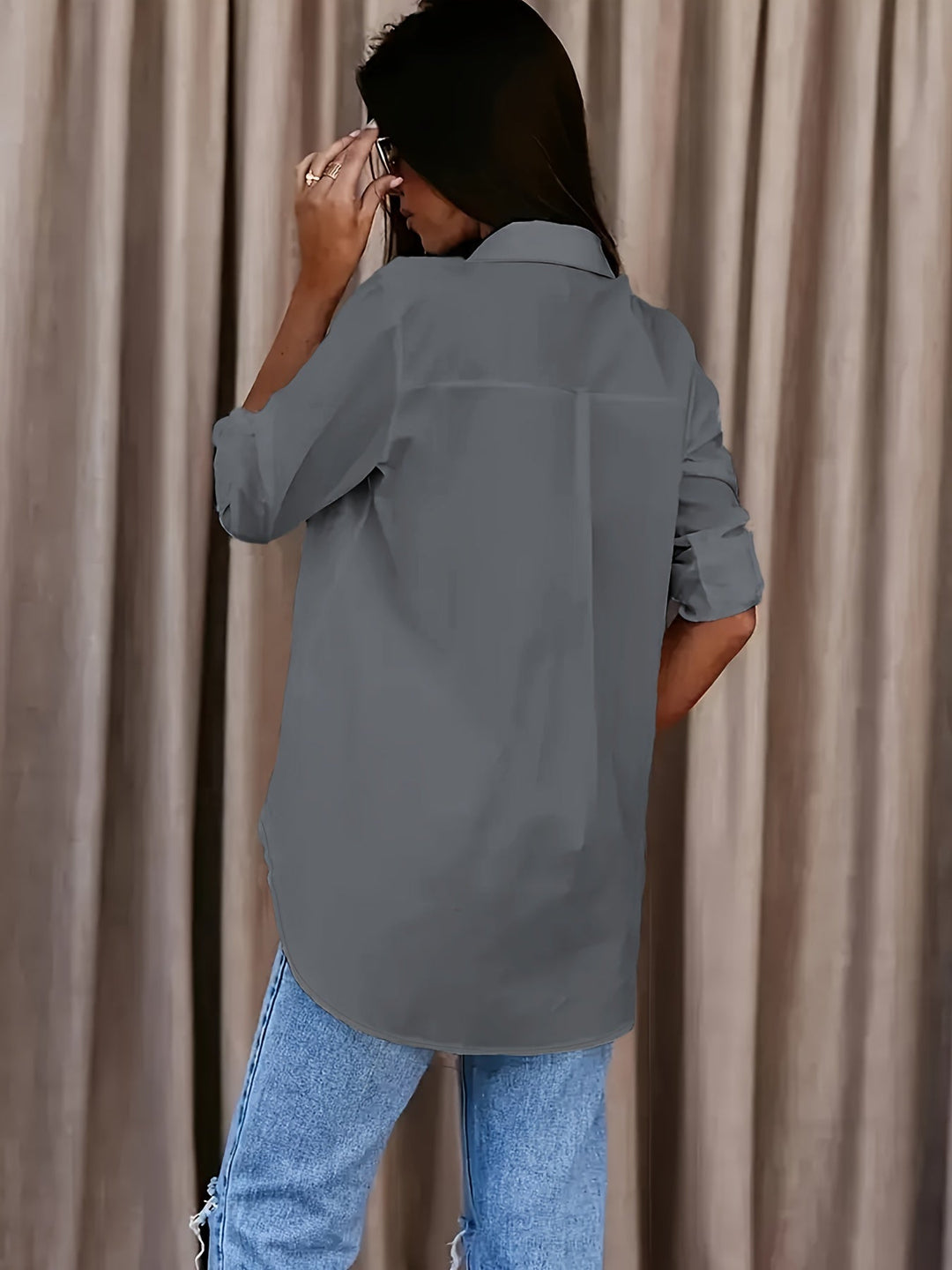 Saskia - Camisa con cuello y tacto suave