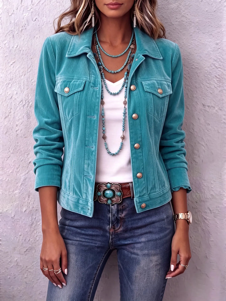 Amandria - Chaqueta abotonada con lavado vintage