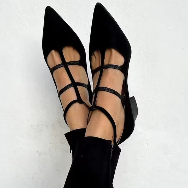 Georgina - Zapatos de tacón elegantes con estampado de leopardo