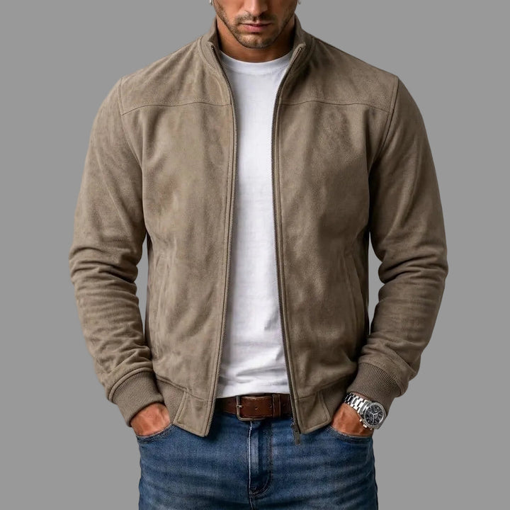 Paedon - Cazadora bomber de tacto suave