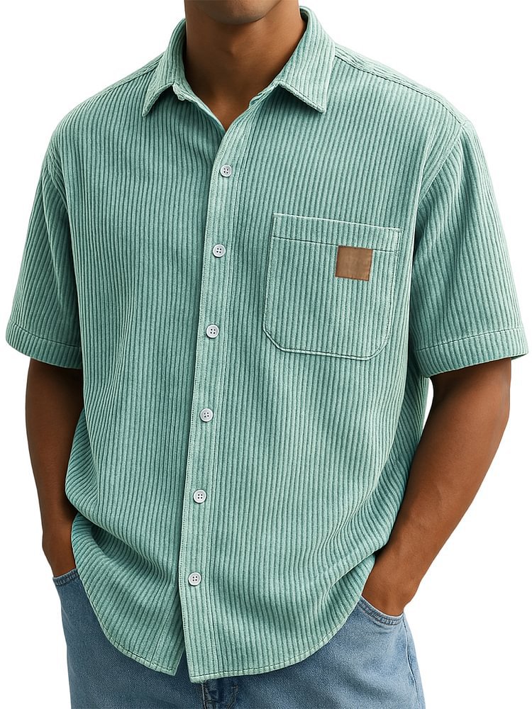 Anwick - Camisa de rayas de tacto suave
