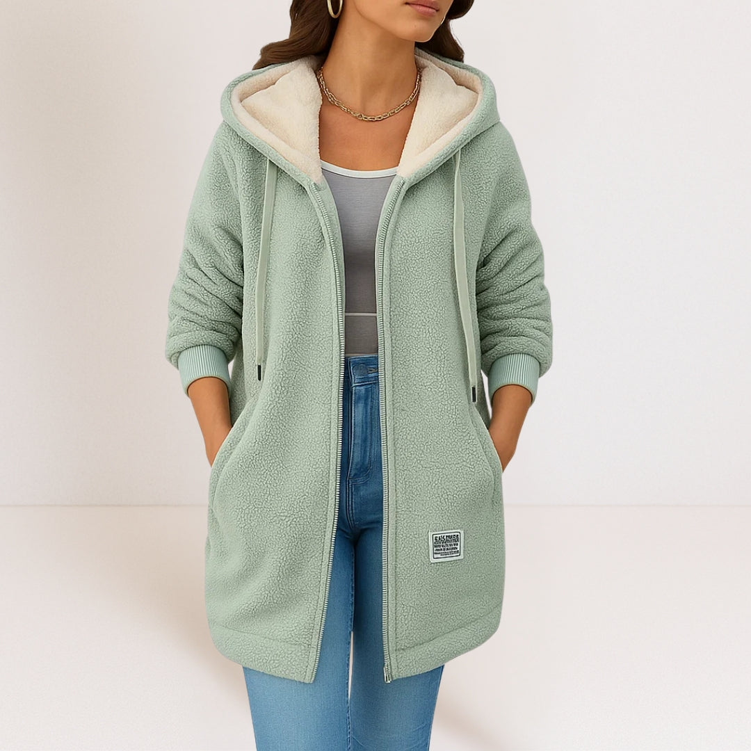 Rosie - Chaqueta con capucha de tacto suave