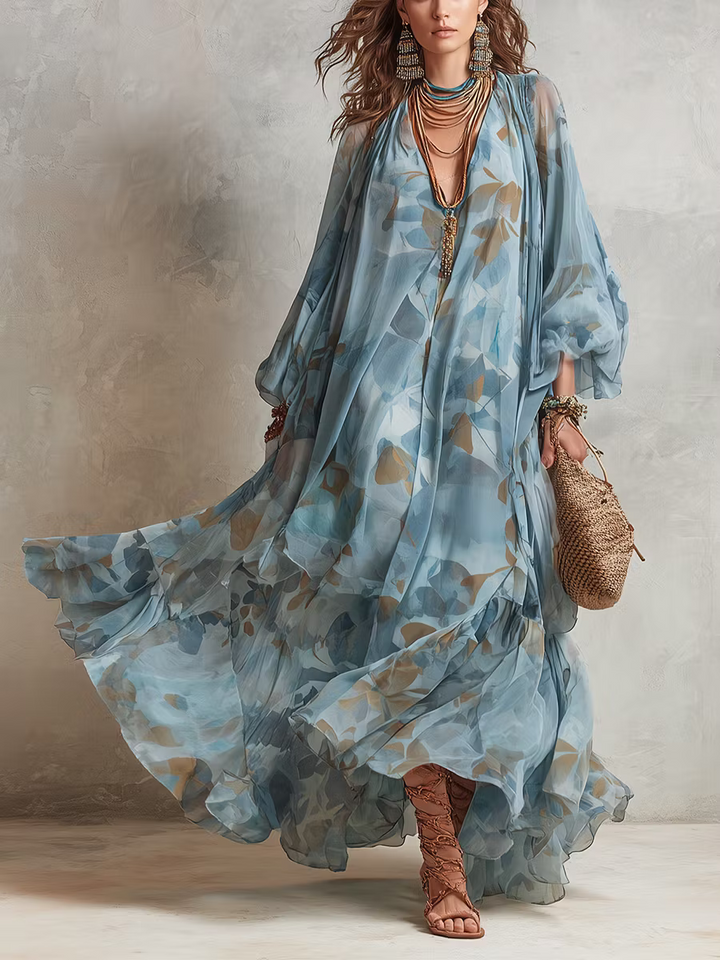 Elouisa - Vestido largo de tejido grueso