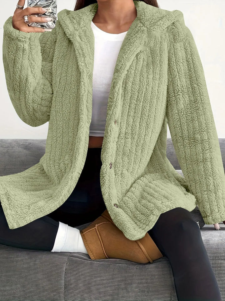 Bellarisse - Chaqueta con capucha texturizada y abrigada