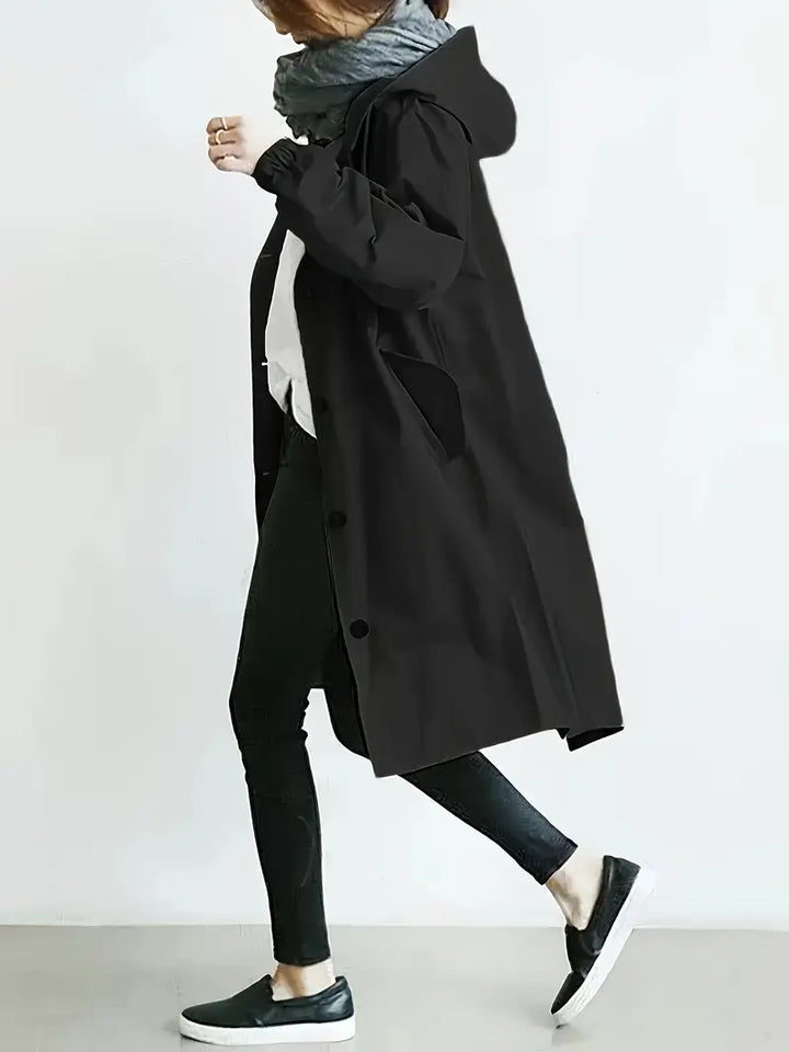 Lyonesse - Gabardina oversize resistente al agua